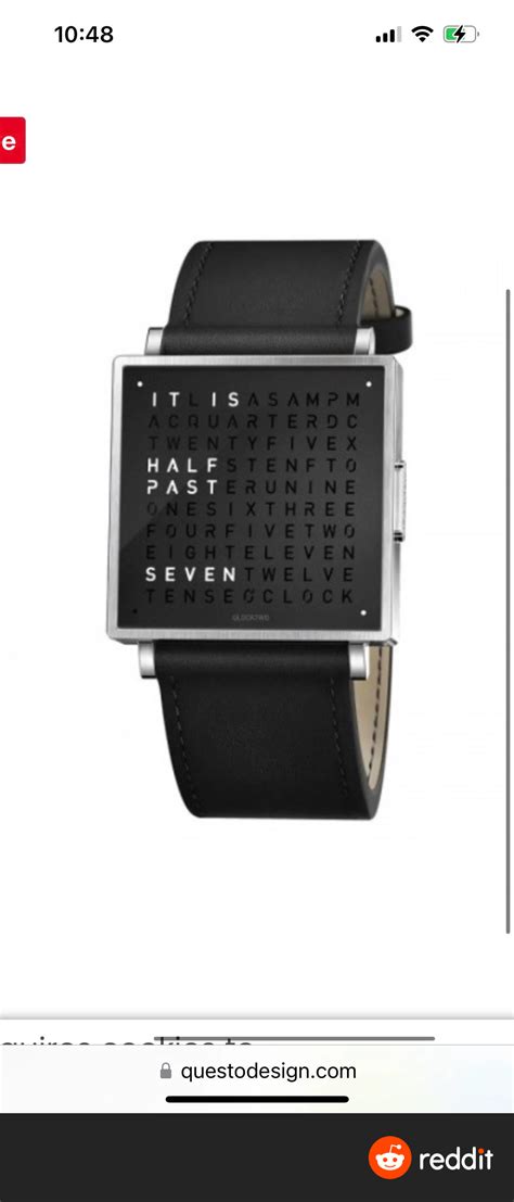 W2C Qlocktwo watch : r/ChinaTime 